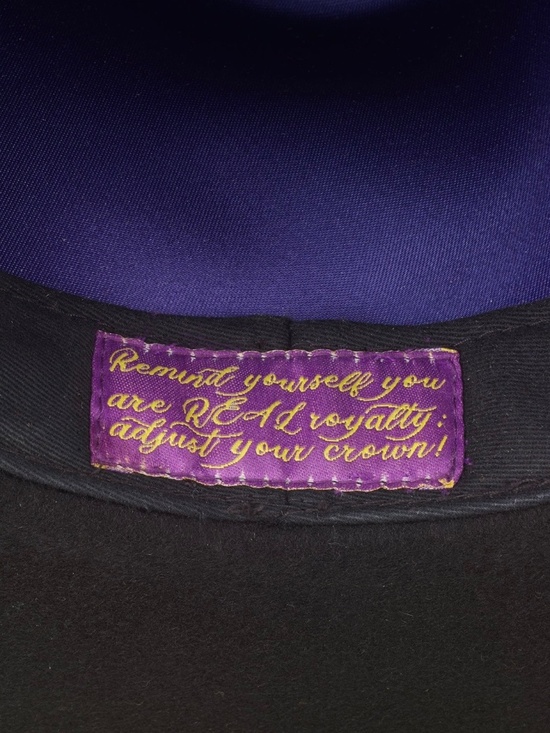 SIMONE I SMITH Moody Monday Harmony  Black Fedora Hat Size M 7.25 main image 4